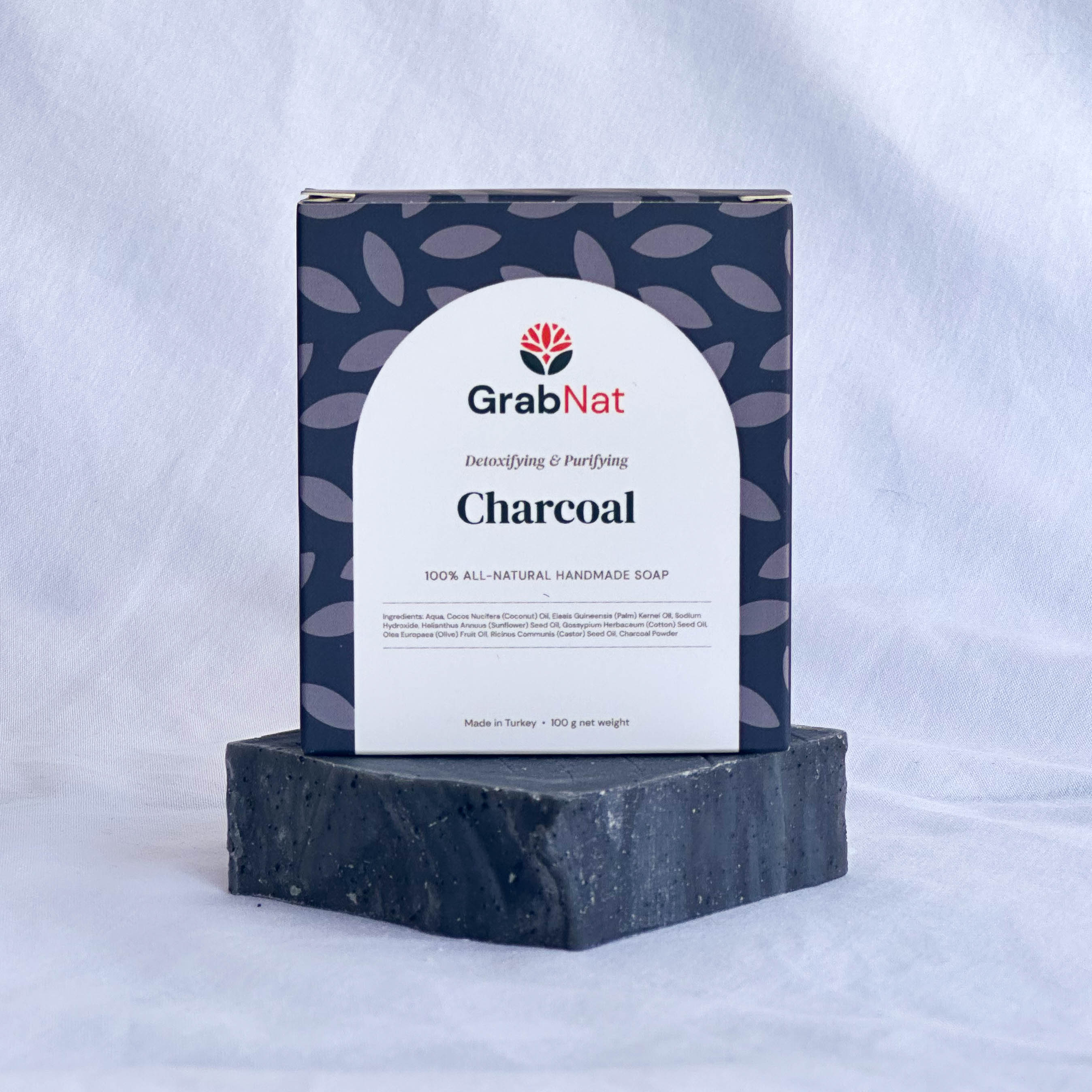 charcoal glutathione soap CO Luxury Glutathione Activated Charcoal Skin Brightening D-TAN Soap main image 1