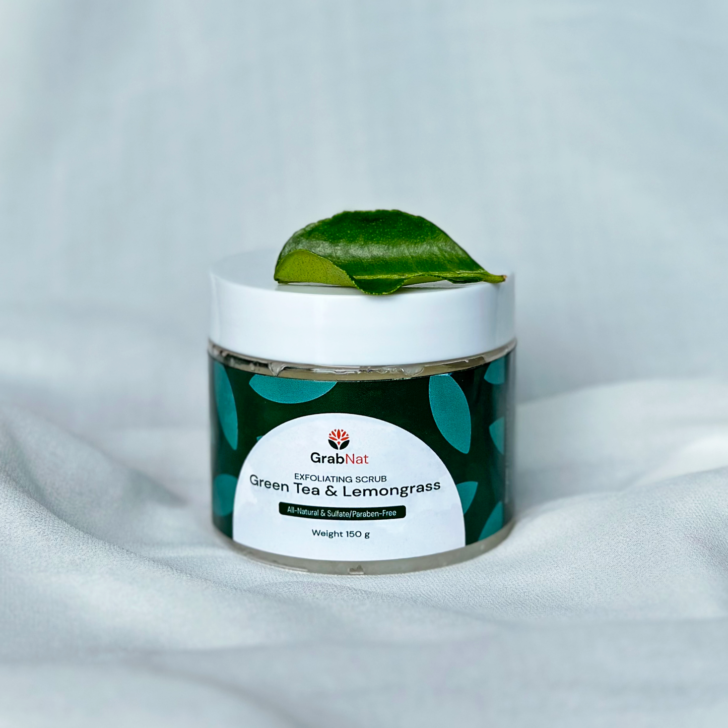 Lemongrass & Green Tea Natural Exfoliating Body Scrub  150 Gram