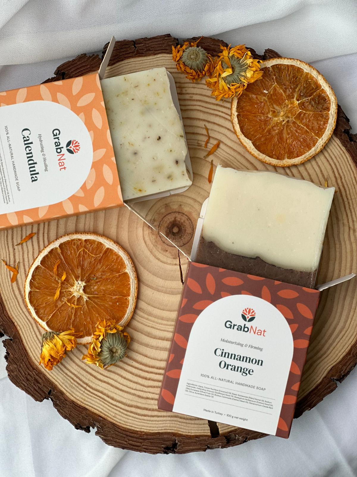 Citrus Sunrise Sensitive Dry Skin Variety Pack (5 pack): Lemon, Cinnamon Orange, Patchouli Lemon, Grape Seed, Calendula