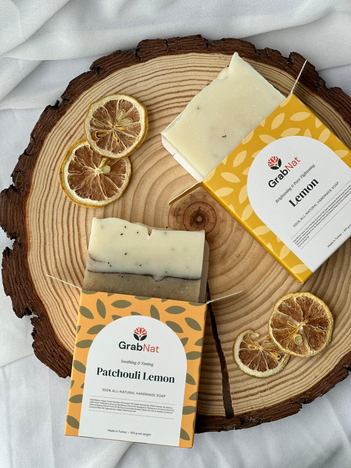 Citrus Sunrise Sensitive Dry Skin Variety Pack (5 pack): Lemon, Cinnamon Orange, Patchouli Lemon, Grape Seed, Calendula