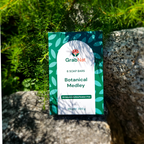 BOTANICAL MEDLEY Natural Handmade Soap Variety Pack (6 pack): Rosemary, Lavender, Jasmine, Chamomile, Green Tea, and Lemongrass (50g each soap)