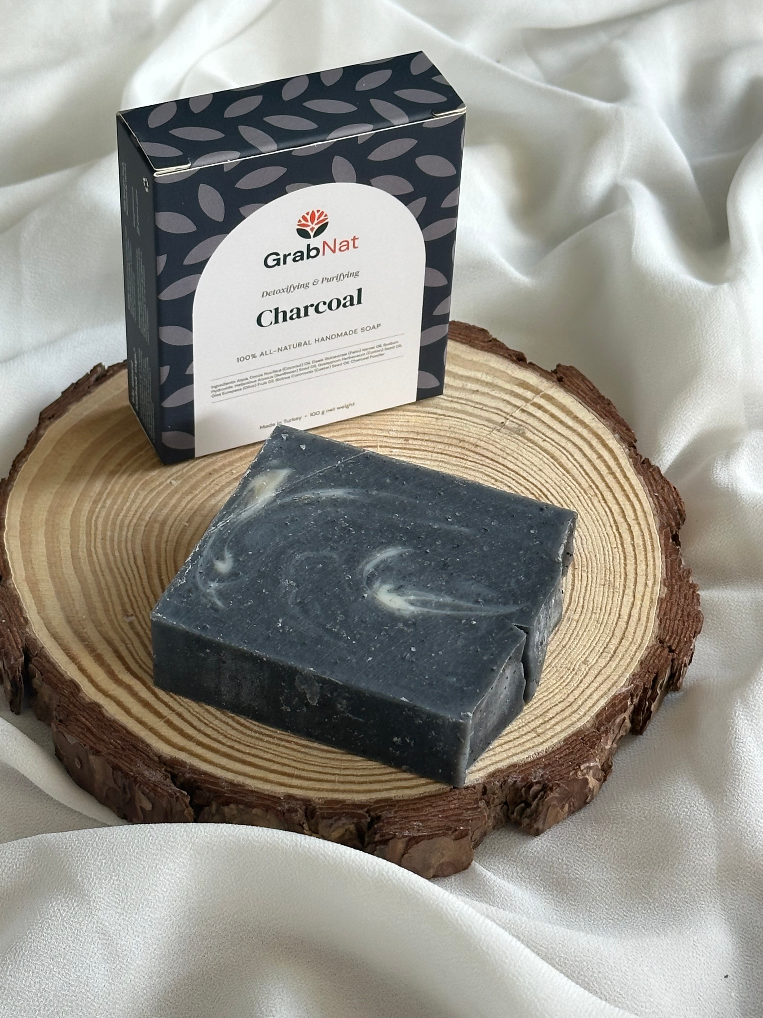 GrabNat Activated Charcoal Soap