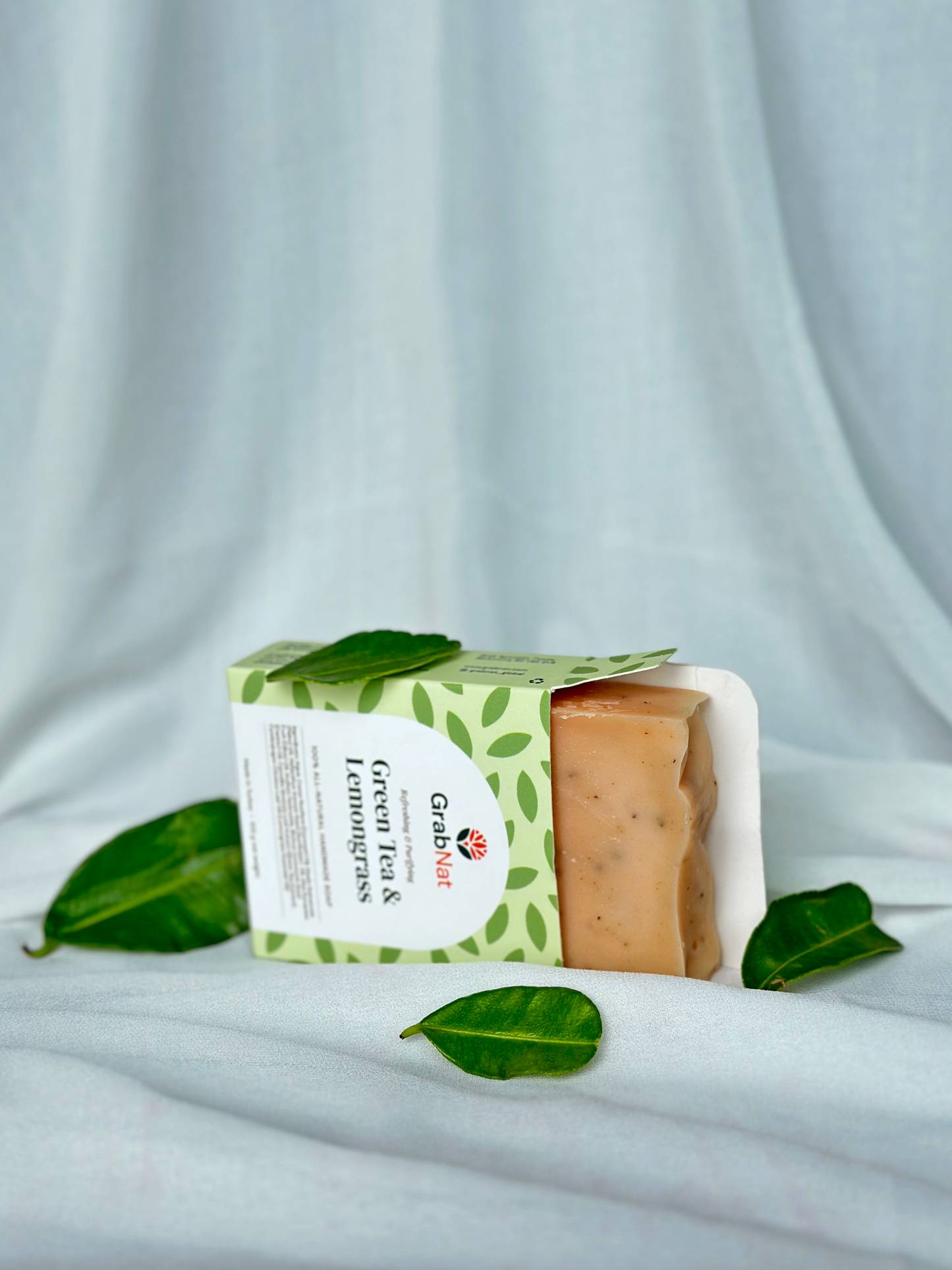 Green Tea & Lemongrass Natural Handmade Soap