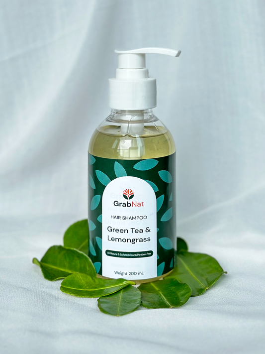 Green Tea & Lemongrass Natural Nourishing Shampoo 200 mL