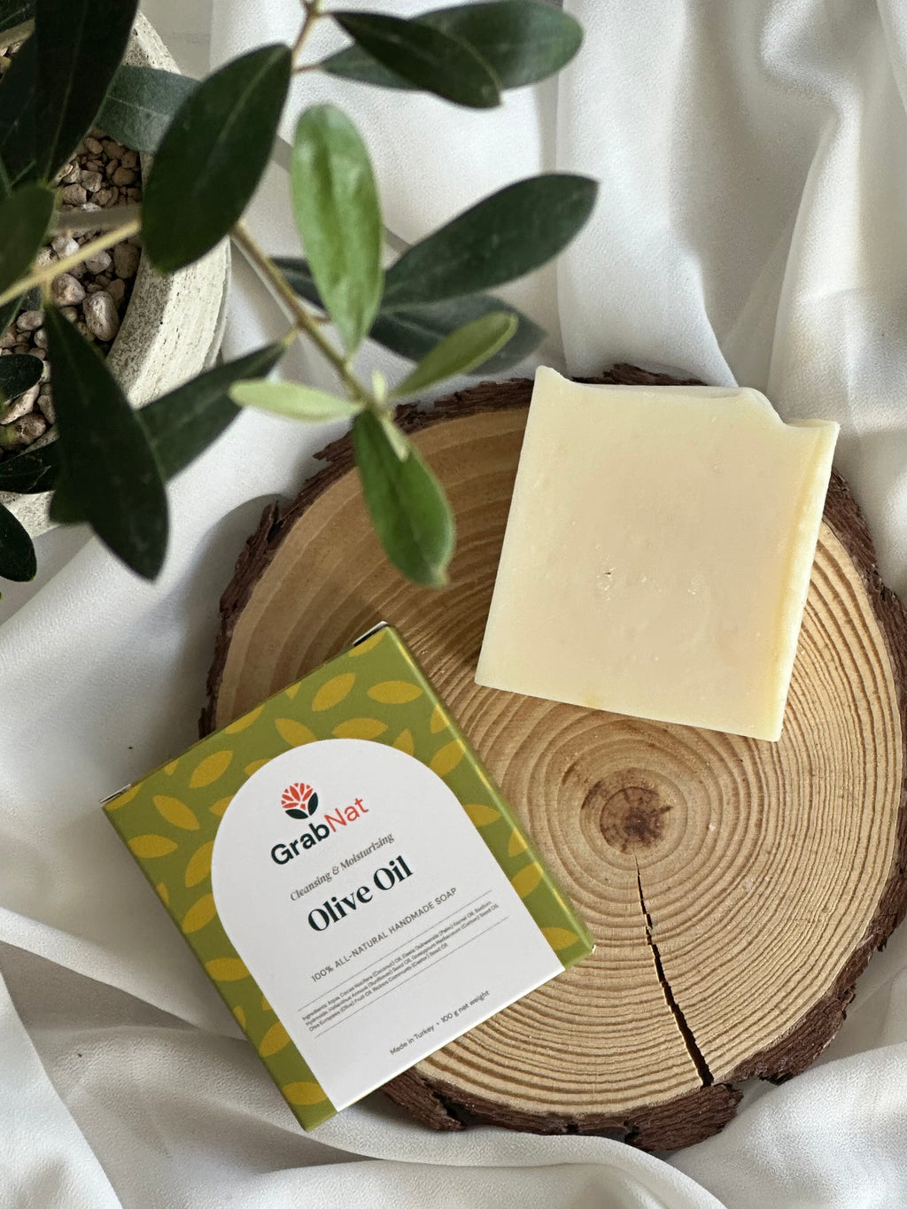 Olive Soap Pack of 5 All-Natural Handmade Soap - Sensitive Dry Skin (5x100g)