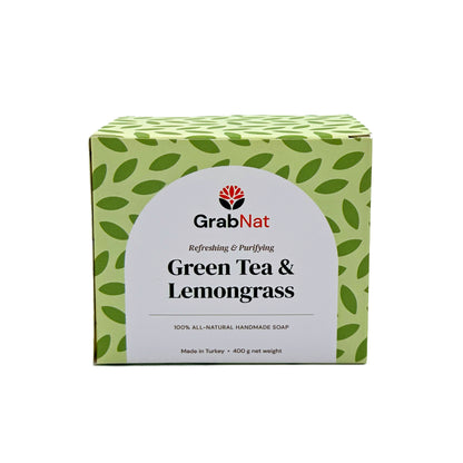 Green Tea & Lemongrass Natural Handmade Soap