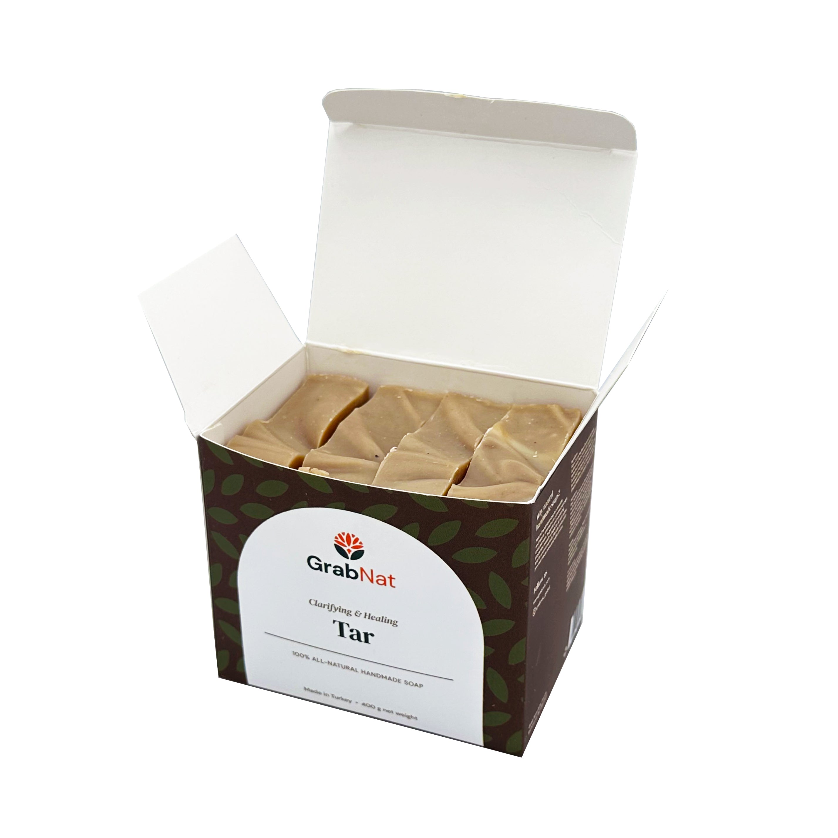 Tar Soap Bar – Handmade Wood Tar Face & Body Soap | 100g