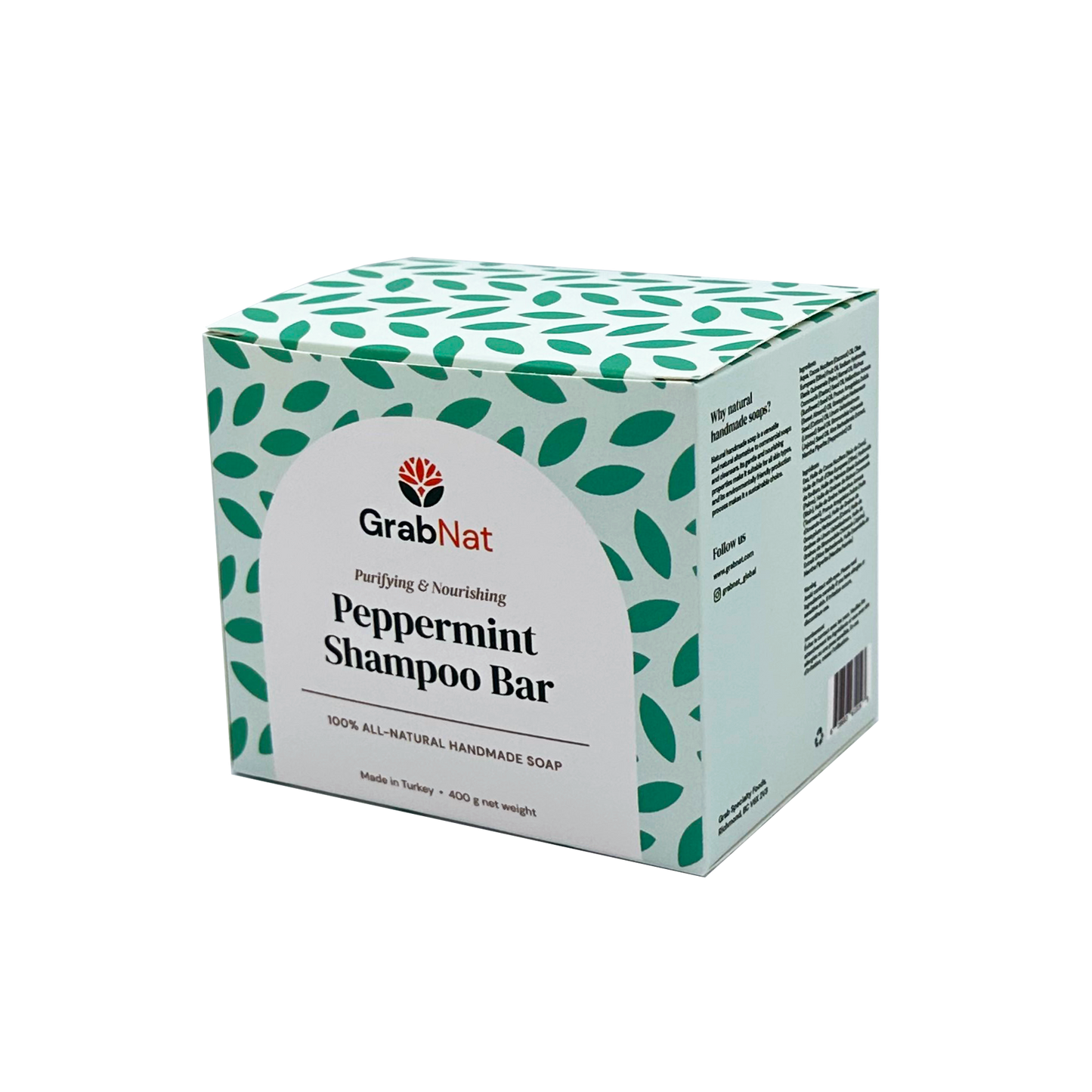 Peppermint Natural Shampoo Bar