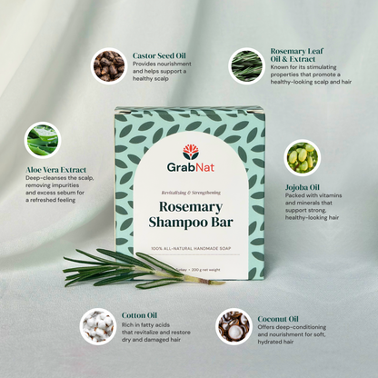 Rosemary Natural Shampoo Bar