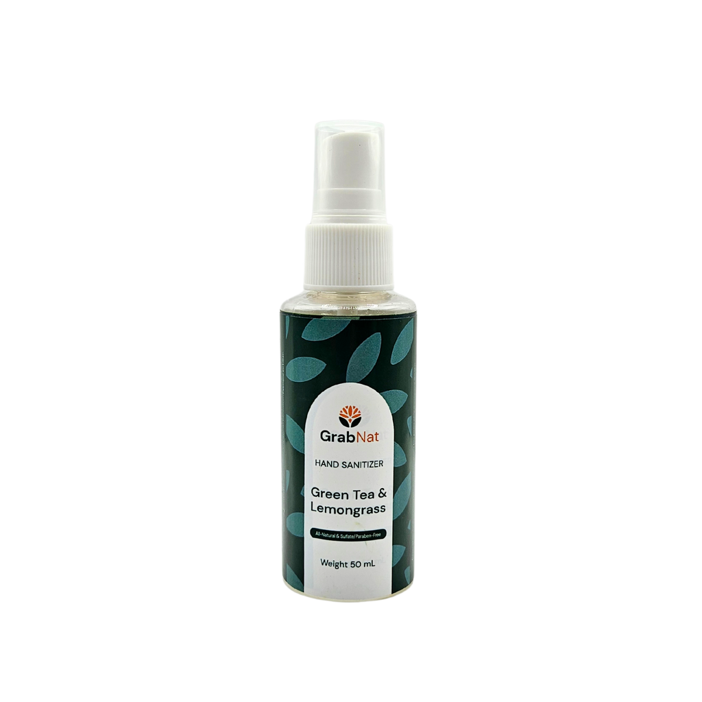 Hand Sanitizer (Natural) - Green Tea & Lemongrass 50 mL