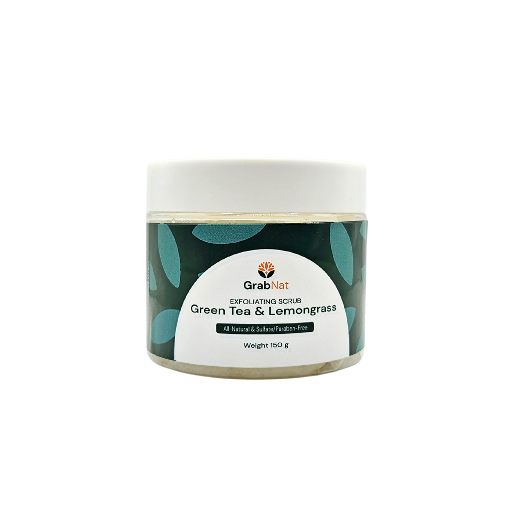 Lemongrass & Green Tea Natural Exfoliating Body Scrub  150 Gram