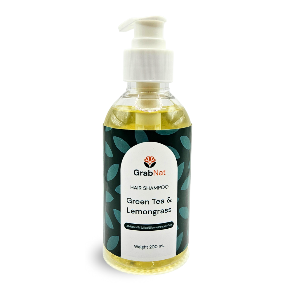 Green Tea & Lemongrass Natural Nourishing Shampoo 200 mL